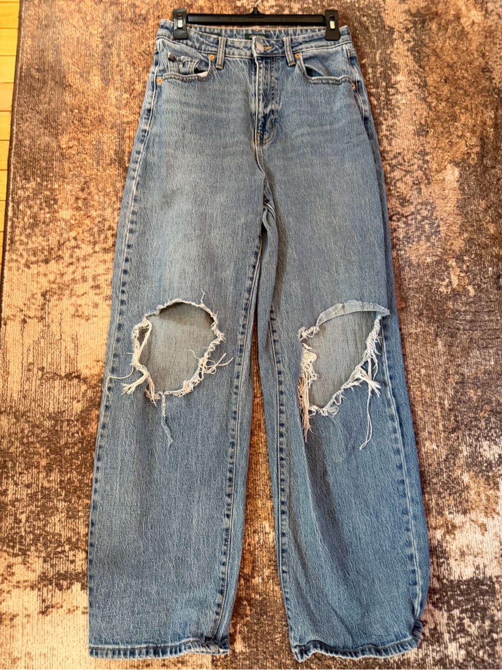 wild fable Light Blue Distressed Jeans #0169